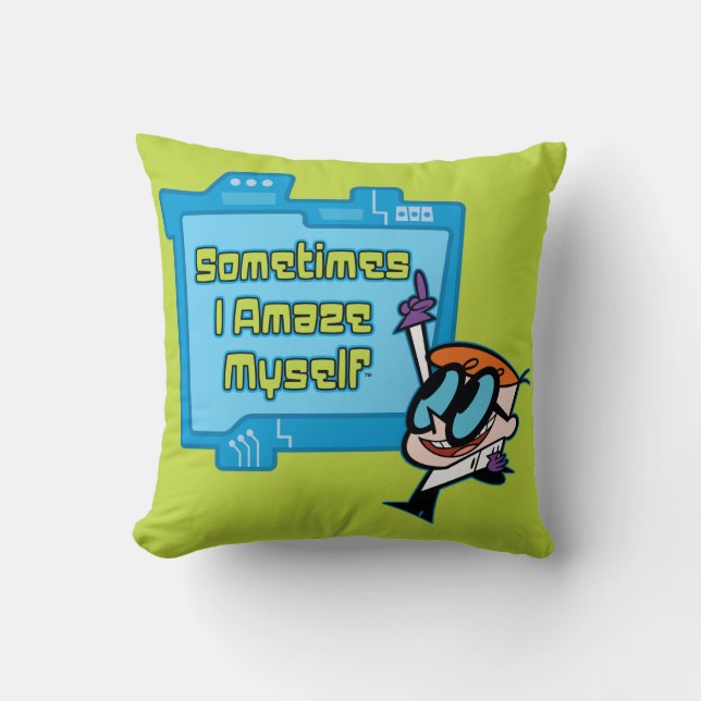 Dexter - Sometimes I Amaze Myself Cushion (Front)