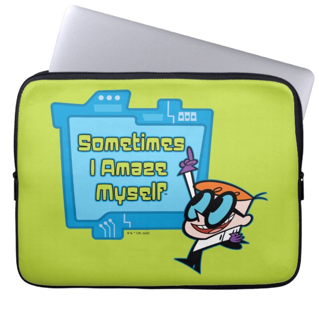 Dexter - Sometimes I Amaze Myself Laptop Sleeve (Front)