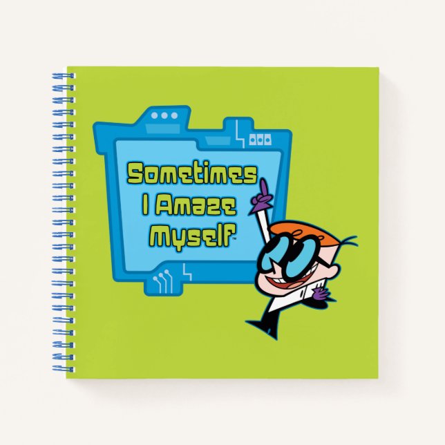 Dexter - Sometimes I Amaze Myself Notebook (Front)
