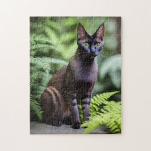 Dexter The Black Siamese Cat, Jigsaw Puzzle