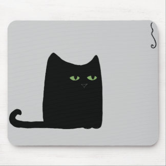 Dexter the Fat Black Cat Mousepad (customisable)