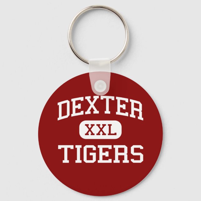 Dexter - Tigers - Middle School - Dexter Maine Key Ring (Front)