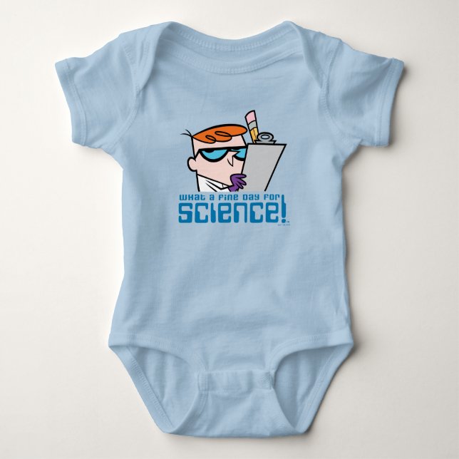 Dexter - What A Fine Day For Science! Baby Bodysuit (Front)
