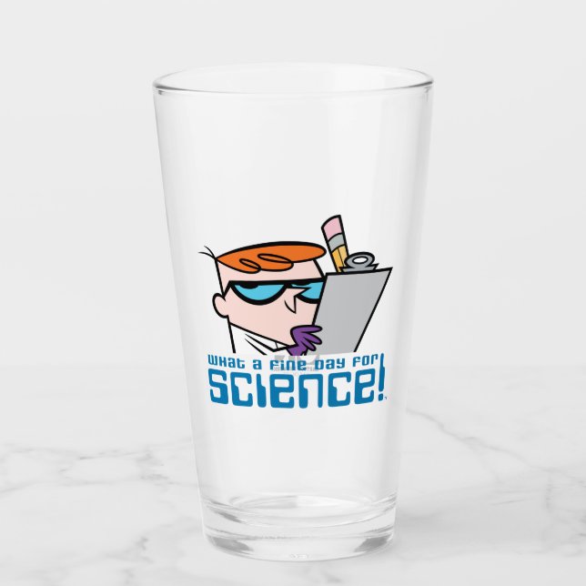 Dexter - What A Fine Day For Science! Glass (Front)