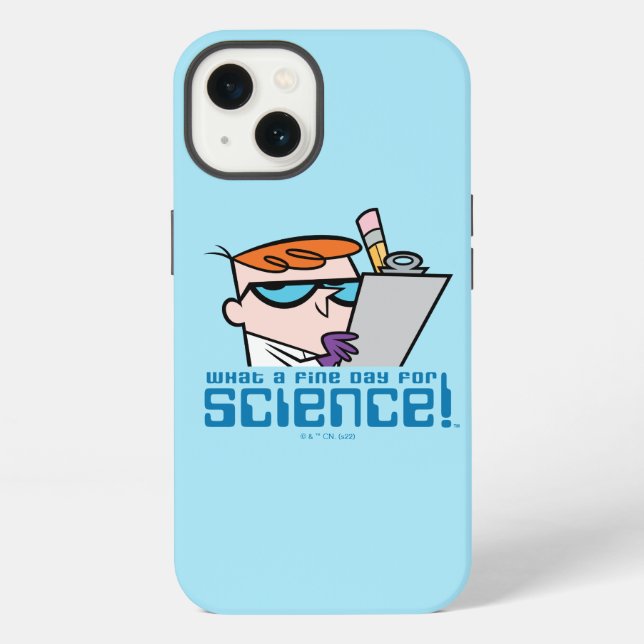 Dexter - What A Fine Day For Science! iPhone Case (Back)