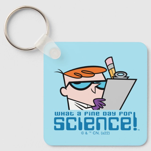Dexter - What A Fine Day For Science! Key Ring (Front)