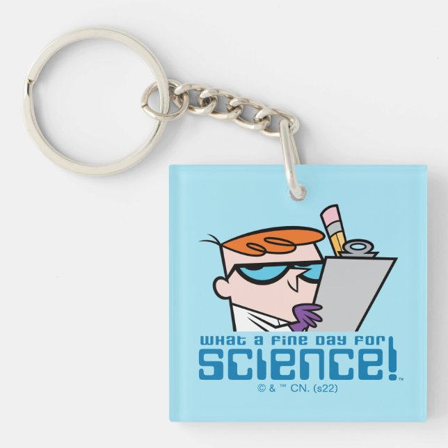 Dexter - What A Fine Day For Science! Key Ring (Front)
