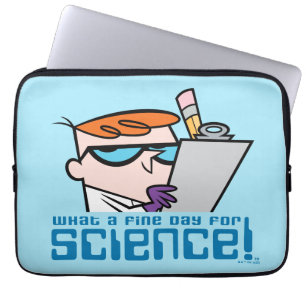 Dexter - What A Fine Day For Science! Laptop Sleeve