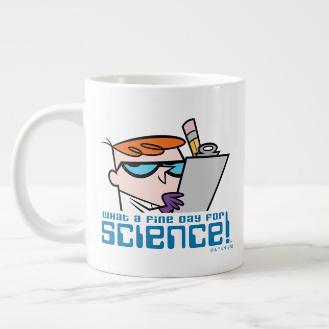 Dexter - What A Fine Day For Science! Large Coffee Mug (Left)