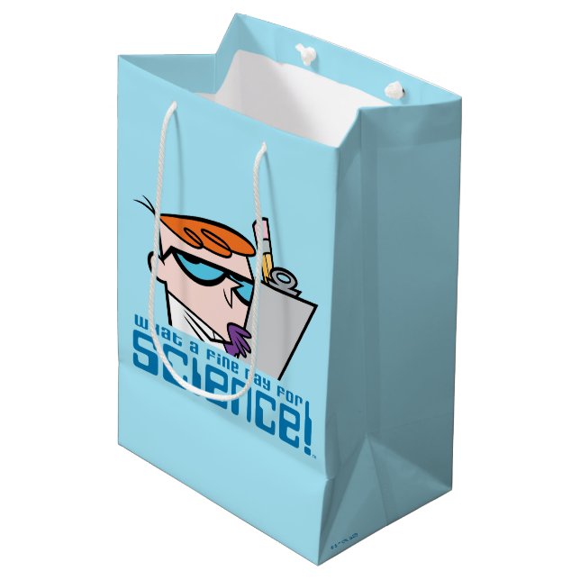 Dexter - What A Fine Day For Science! Medium Gift Bag (Front Angled)