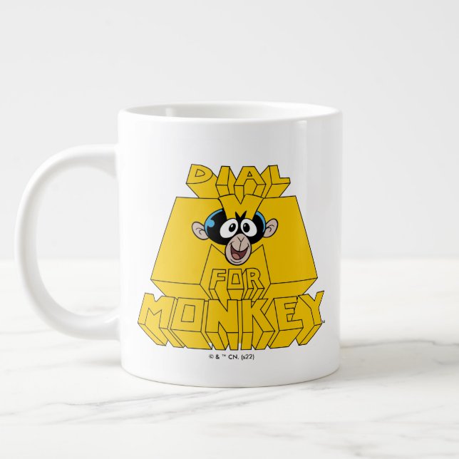 Dexter's Laboratory - Dial M For Monkey Large Coffee Mug (Left)