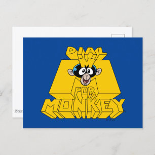 Dexter's Laboratory - Dial M For Monkey Postcard