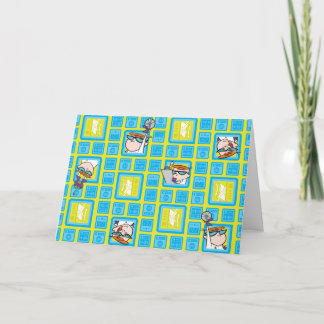 Dexter's Laboratory Experiments Pattern Card