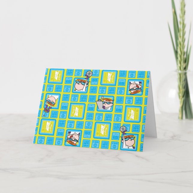 Dexter's Laboratory Experiments Pattern Card (Front)