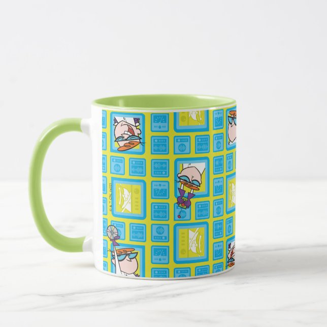 Dexter's Laboratory Experiments Pattern Mug (Left)