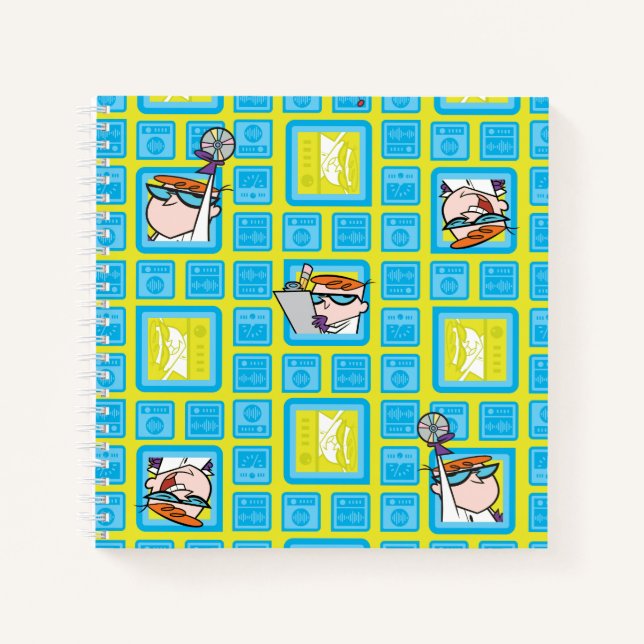 Dexter's Laboratory Experiments Pattern Notebook (Front)