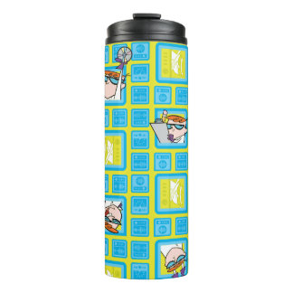 Dexter's Laboratory Experiments Pattern Thermal Tumbler