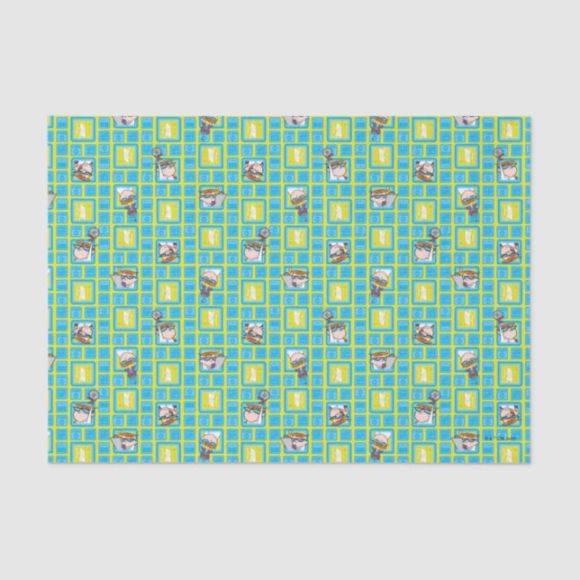 Dexter's Laboratory Experiments Pattern Tissue Paper (Front)