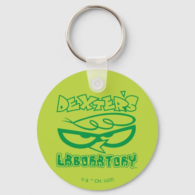 Dexter's Laboratory Face Logo Key Ring (Front)
