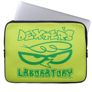 Dexter's Laboratory Face Logo Laptop Sleeve