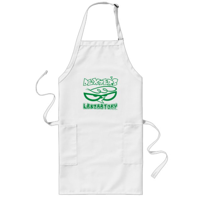 Dexter's Laboratory Face Logo Long Apron (Front)