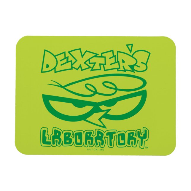 Dexter's Laboratory Face Logo Magnet (Horizontal)