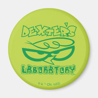 Dexter's Laboratory Face Logo Magnet