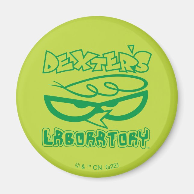 Dexter's Laboratory Face Logo Magnet (Front)