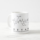 Deyanira peptide name mug (Front Left)
