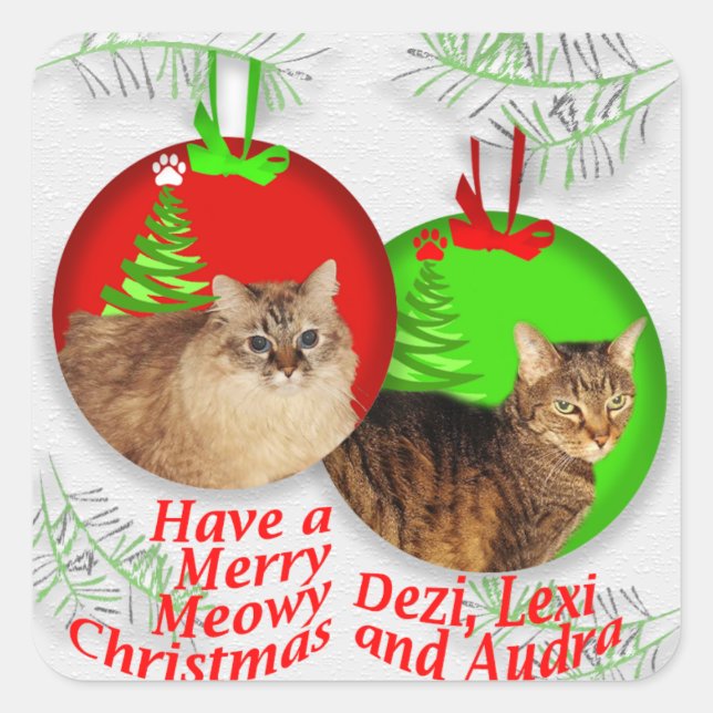 Deziz World Christmas Stickers (Front)
