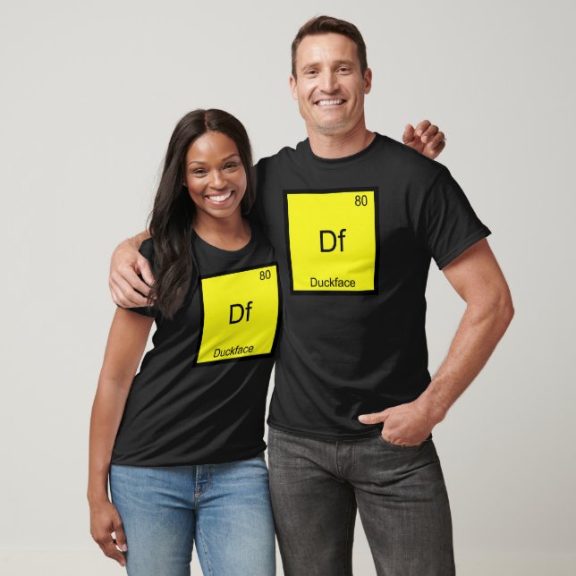 Df - Duckface Element Symbol Meme Funny Chemistry T-Shirt (Unisex)