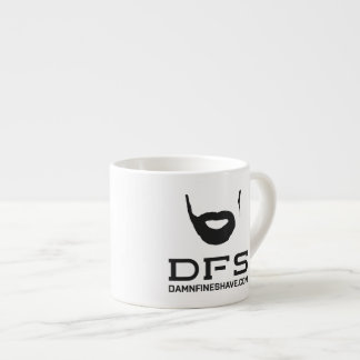 DFS white espresso mug