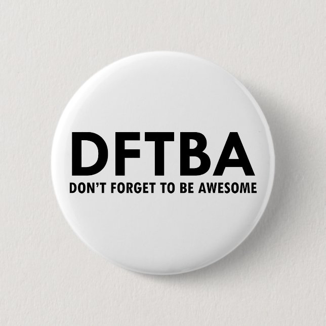 DFTBA 6 CM ROUND BADGE (Front)