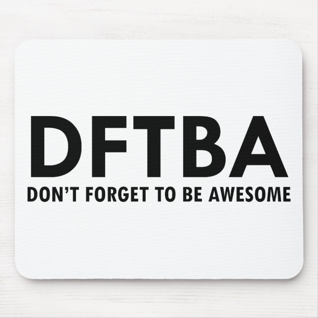 DFTBA MOUSE MAT (Front)