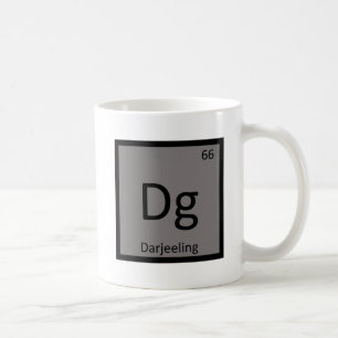 Dg - Darjeeling Chemistry Periodic Table Symbol Coffee Mug