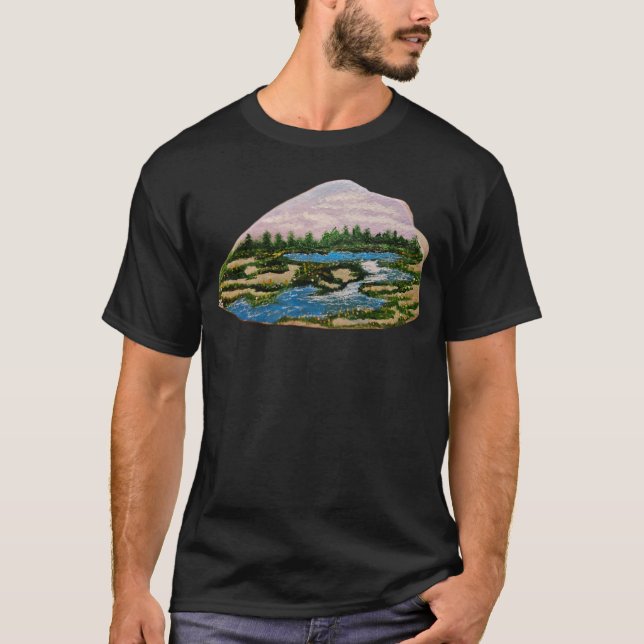 DG Paintings rock waterfall shirt  (Front)