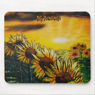 DG Paintings Sunflower Fields Mouse Mat