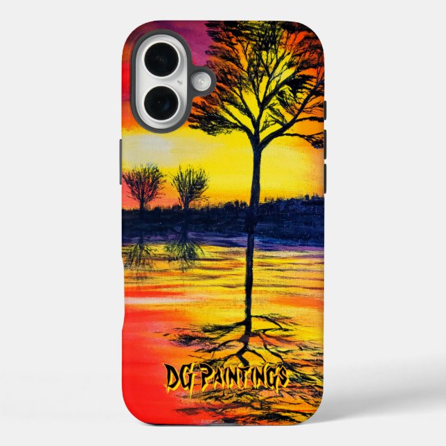 DG Paintings Warm Sun Reflection Case-Mate iPhone Case (Back)