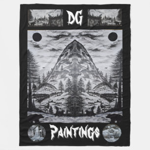 DG Paintings Wild Mountain Blanket
