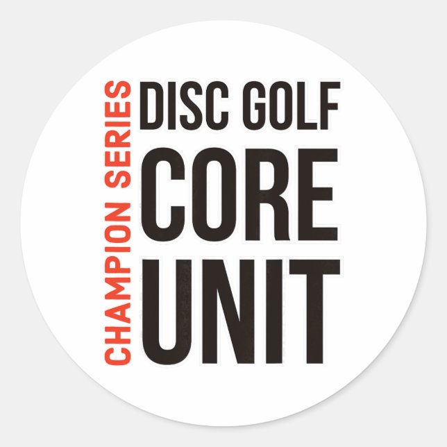 Dgcu Disc Golfing Apparel  Classic Round Sticker (Front)