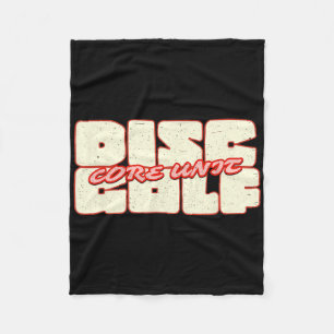 Dgcu Retro Disc Golf Enthusiast Apparel  Fleece Blanket