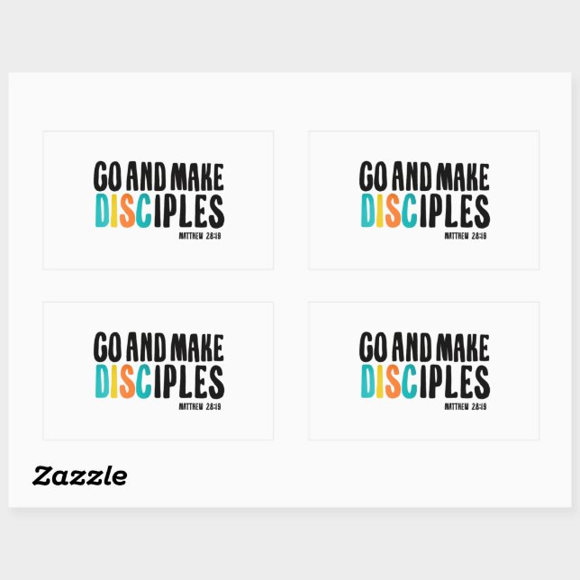 DGD "Go and Make Disciples" Sticker (Sheet)
