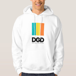 DGD Striped Logo Hoodie (White)