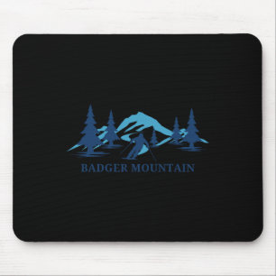 Dger Mountain Washington Ski Resort Skiing Skier Mouse Mat