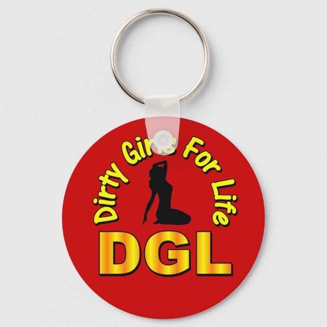 DGL Dirty Girls For Life Key Ring (Front)