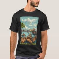 Dhaka Bangladesh Illustration Travel Art Vintage