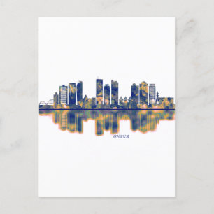 Dhaka Skyline Invitation Postcard
