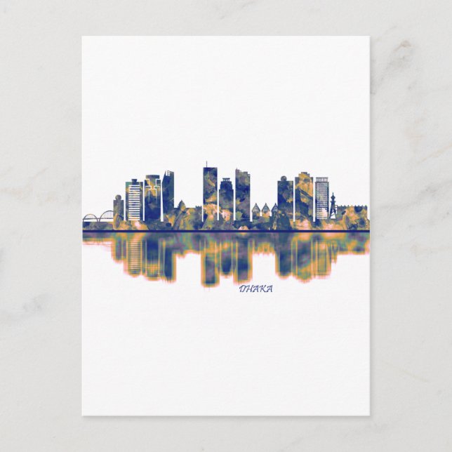 Dhaka Skyline Invitation Postcard (Front)
