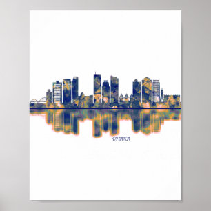 Dhaka Skyline Poster