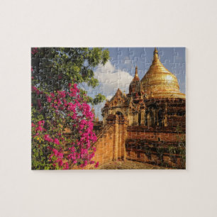 Dhamma Yazaka Pagoda at Bagan (Pagan), Myanmar Jigsaw Puzzle